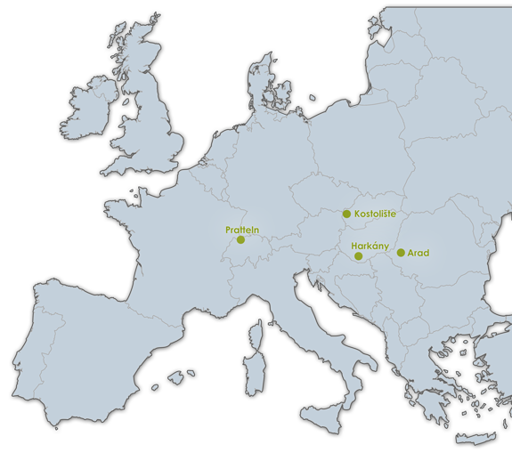 Partnerstandorte Europa cargomando Kuriernetzwerk