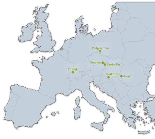 Partnerstandorte Europa cargomando Kuriernetzwerk